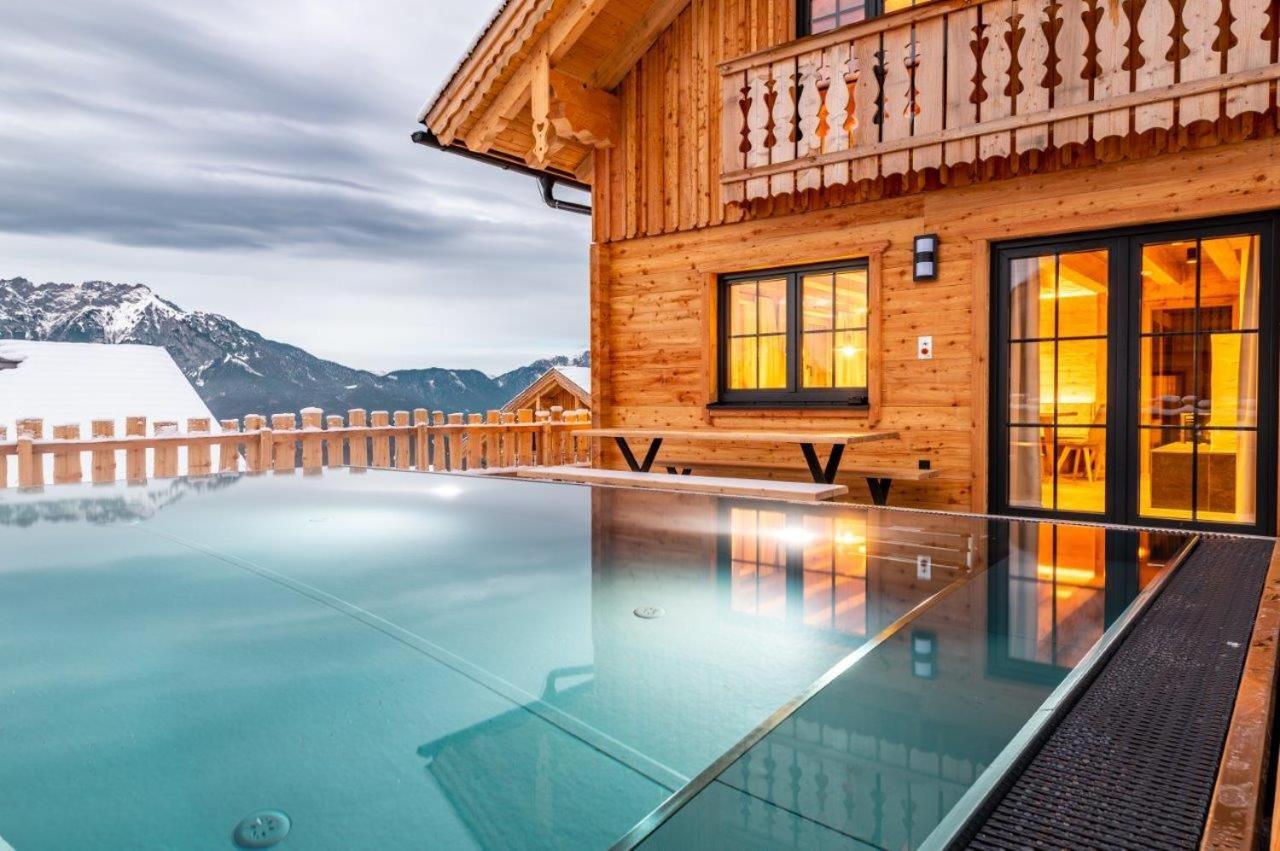 Poolchalet Dachsteinblick プルークガーン エクステリア 写真
