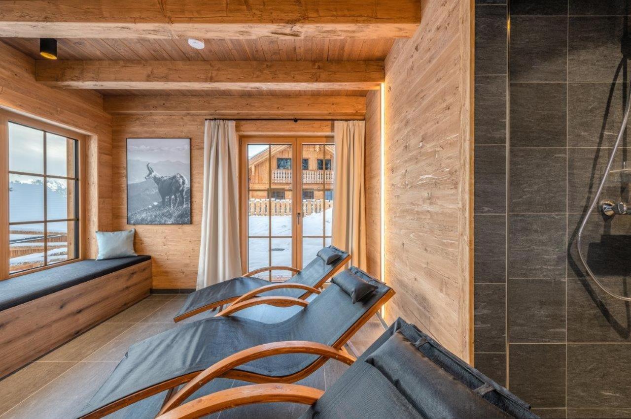 Poolchalet Dachsteinblick プルークガーン エクステリア 写真