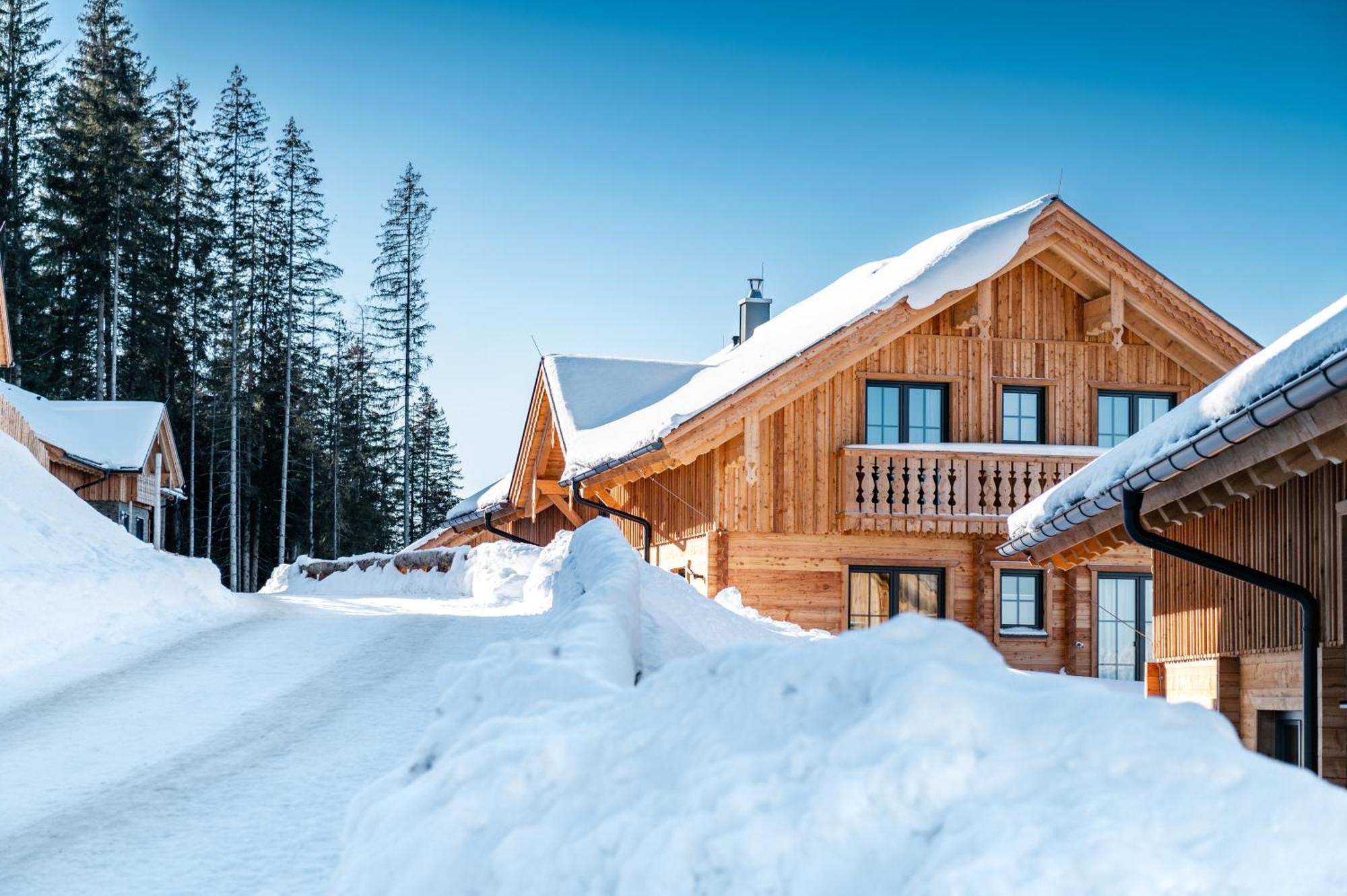 Poolchalet Dachsteinblick プルークガーン エクステリア 写真