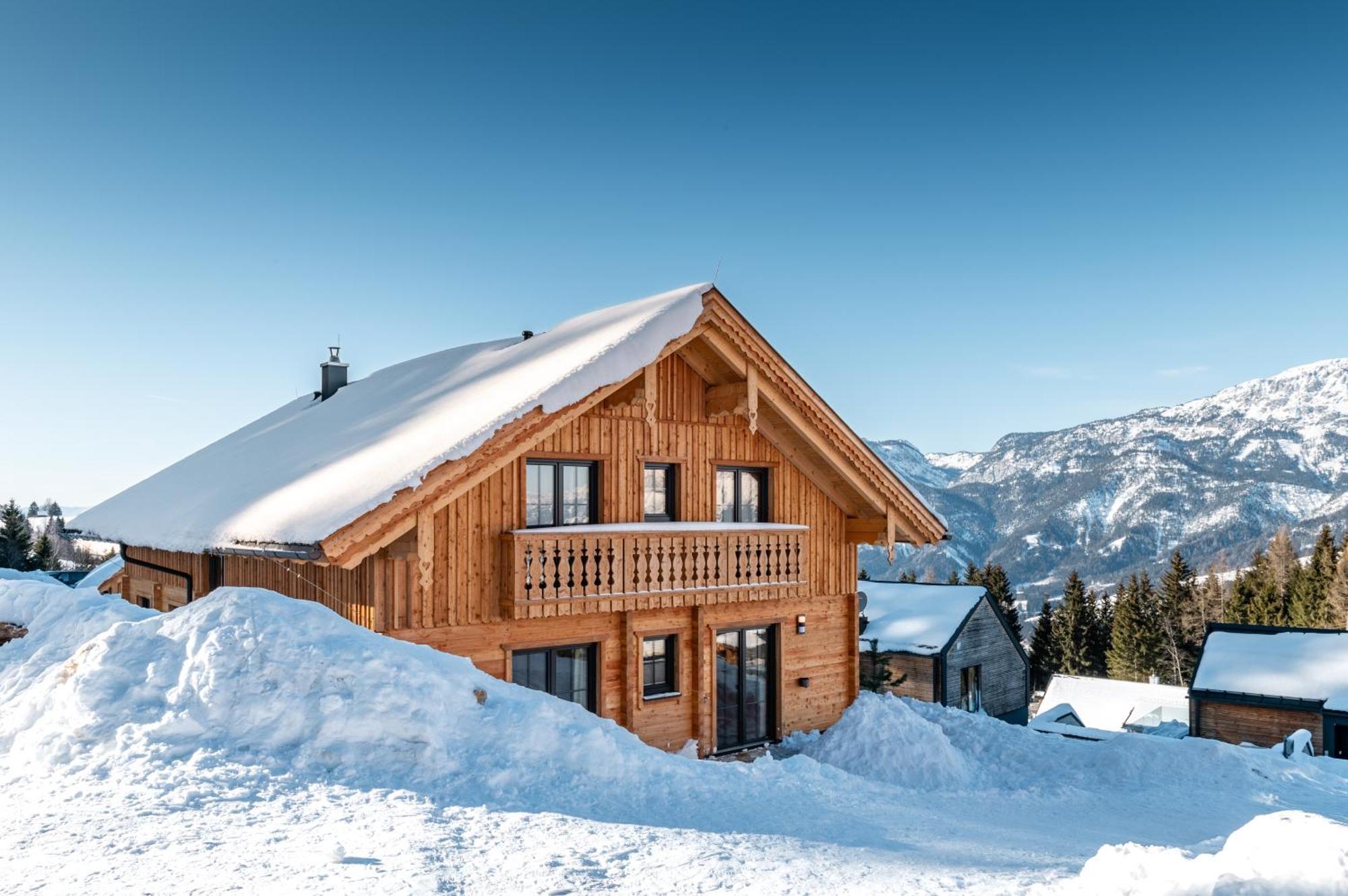 Poolchalet Dachsteinblick プルークガーン エクステリア 写真